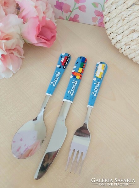 Vehicle children's cutlery set