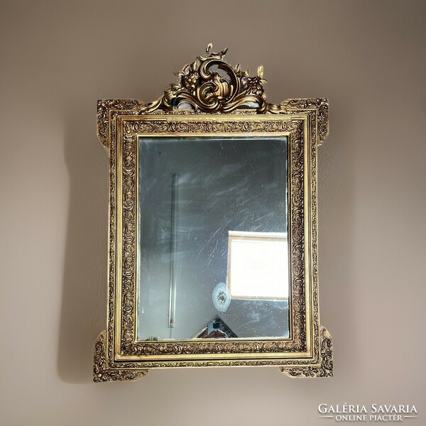 Decorative antique wall mirror 100 x 70 cm