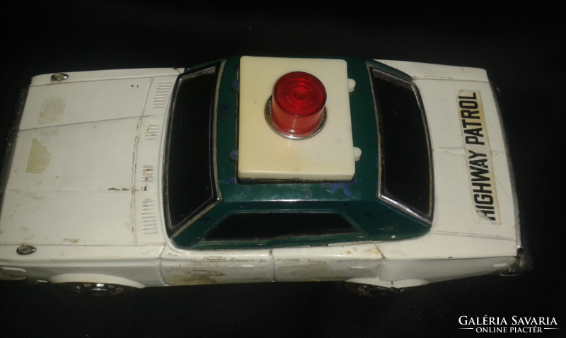 Retro electric highway patrol toy car