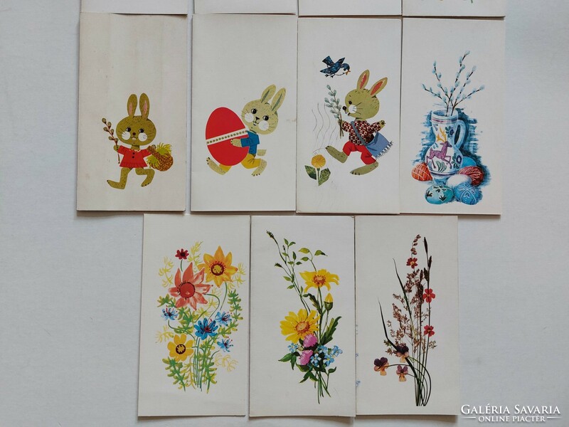 11 old graphic Easter postcards