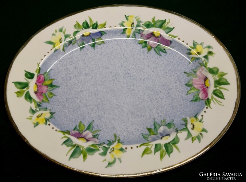 Dt/375 - vintage royal worcester hand painted, oval porcelain dish