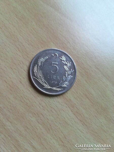 Turkey 5 lira 1979