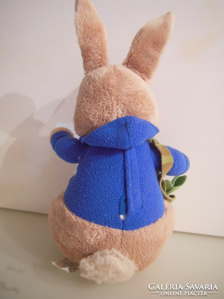 Rabbit - Peter - marked - 26 x 16 cm - soft - plush - brand new - exclusive - English - flawless