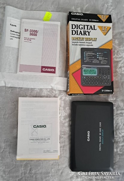 Retro casio diarty sf-3000 kb manager calculator new,