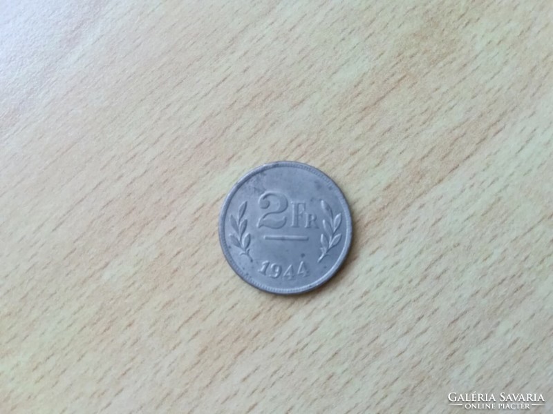 Belgium 2 francs - franc 1944 belgique-belgie
