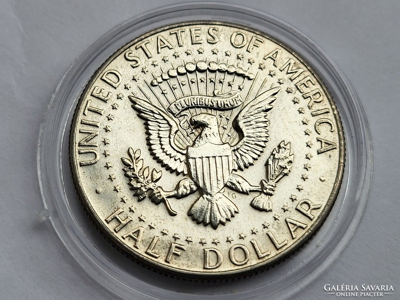 Very nice Kennedy silver half dollar 1967.