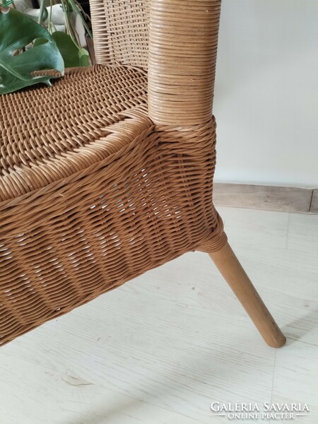 Rattan back chair - in a colonial atmosphere