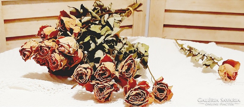 Antik rózsa csokor szárítva