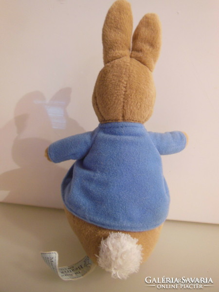 Rabbit - Peter - marked - 20 x 13 cm - soft - plush - brand new - exclusive - English - flawless