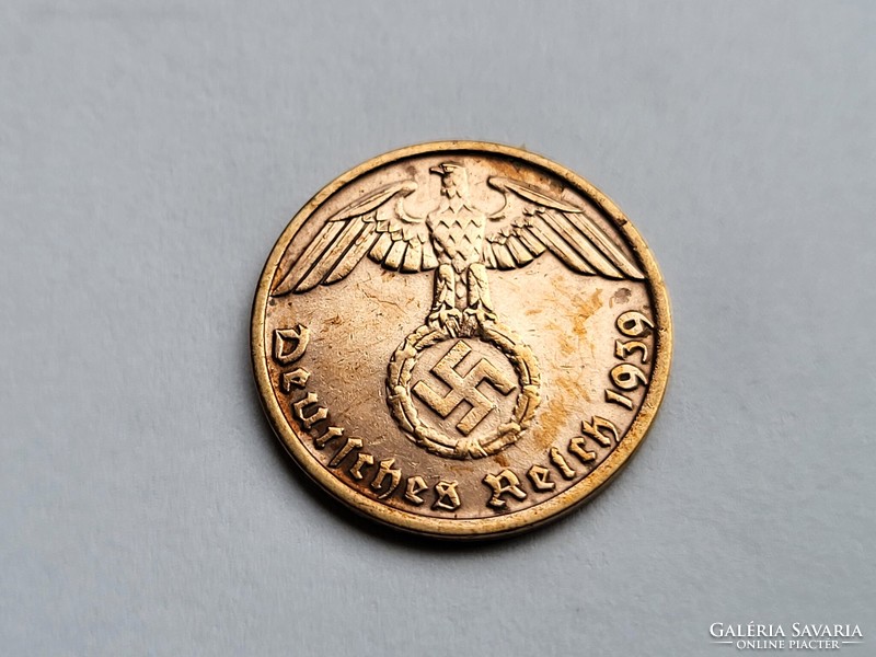III. Empire nice copper 1 pfennig 1939 b.