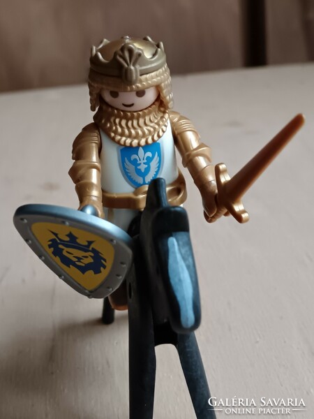 Playmobil king on his horse, vintage