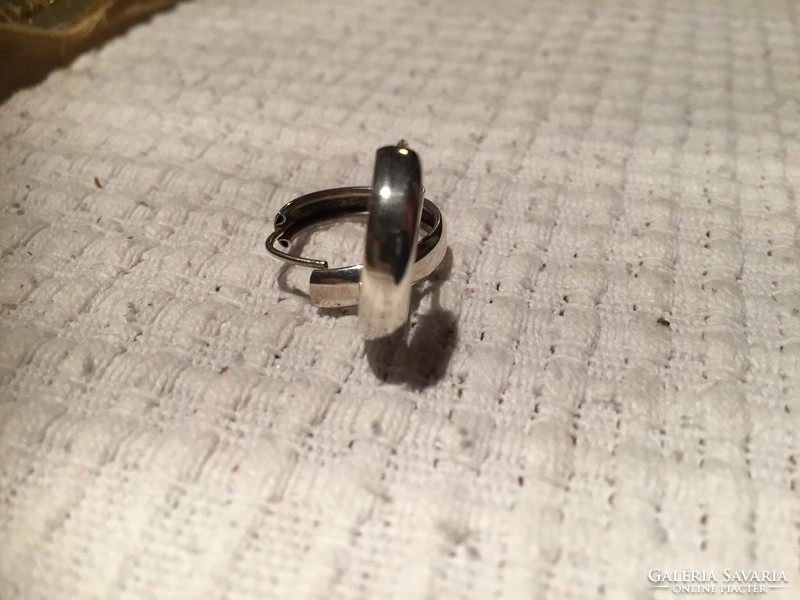 Pair of silver (ag) hoop earrings, 1.8 cm, 1.8 grams (gyfd)