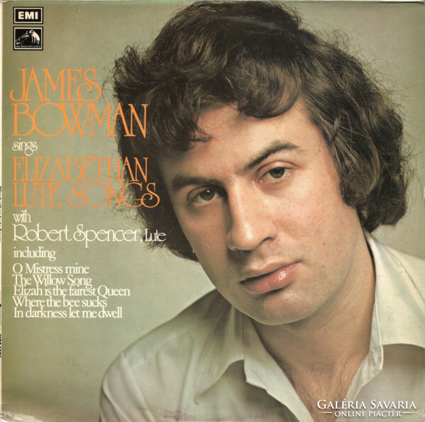 James Bowman - Elizabethan Lute Songs (lp, re)