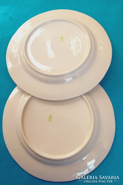 2 Zsolnay cake plates