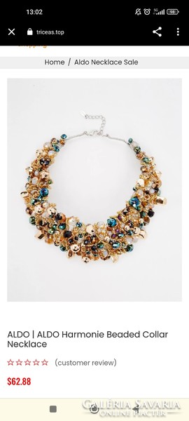 Beautiful Aldo crystal necklaces worth 22,000.-