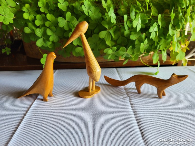 Wooden figure trio_animals
