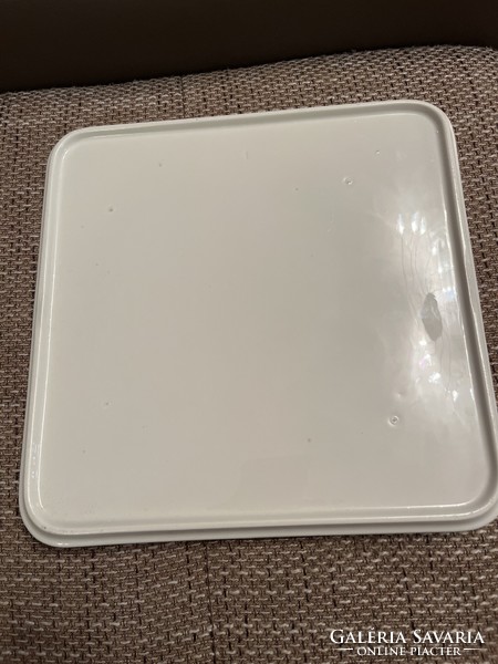 Square offering, tray, kitchen decoration. Flawless, special. 27X27 cm.