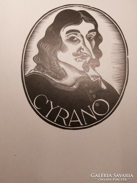 Molnár c. Pál: cyrano de bergerac (works of Hungarian graphic artists v.)