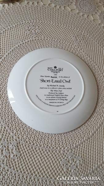 English coal port bowl, bone china plate, wall plate 8 pcs.