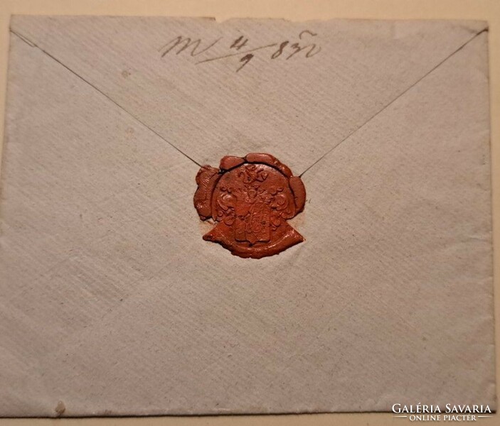1832 viaszpecsétes levél