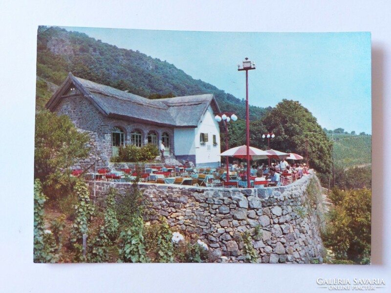 Régi képeslap Badacsony Kisfaludy ház 1970
