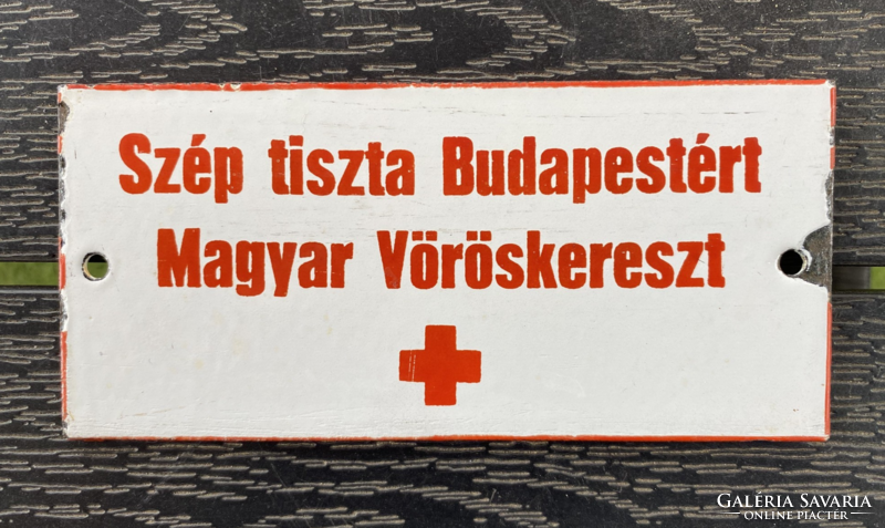 Nice clean Budapest - enamel board (enamel board)