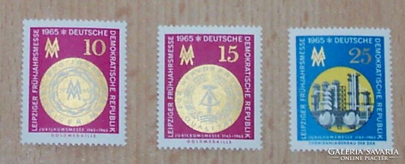 DDR 1965-Lipcsei tavaszi vásár-Posta tiszta sor