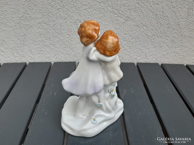 Gyönyörű régi figurális porcelán