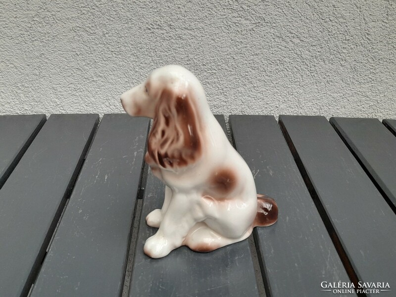 Hollóházi kutya porcelán