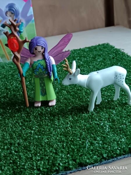 Playmobil,  tündér, aranyszarvúval