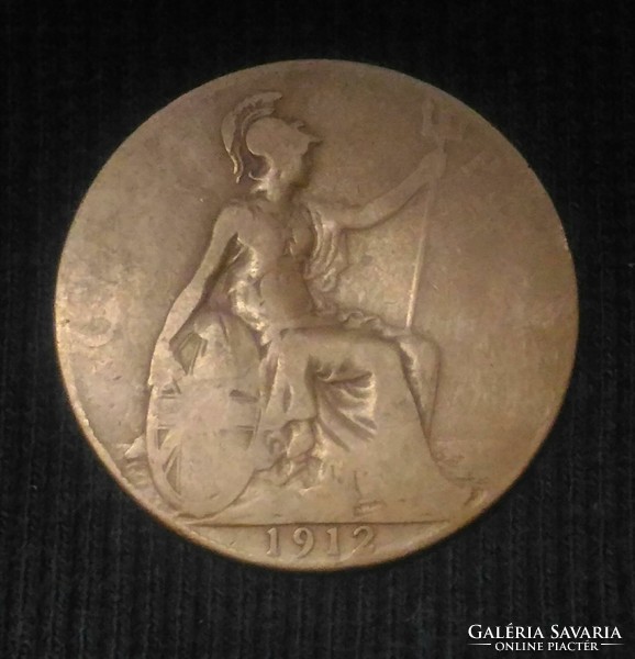 Anglia One penny 1912 - 0040