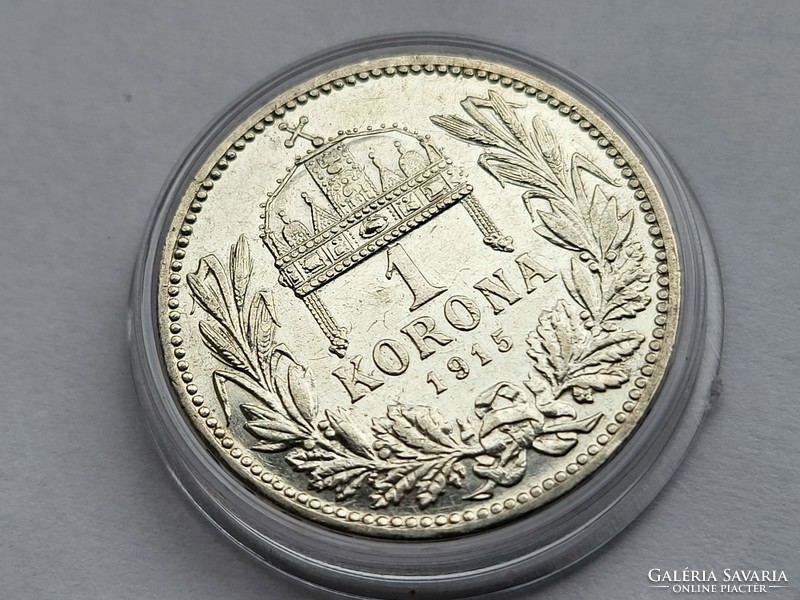 Ferencz József ezüst 1 Korona 1915 KB.