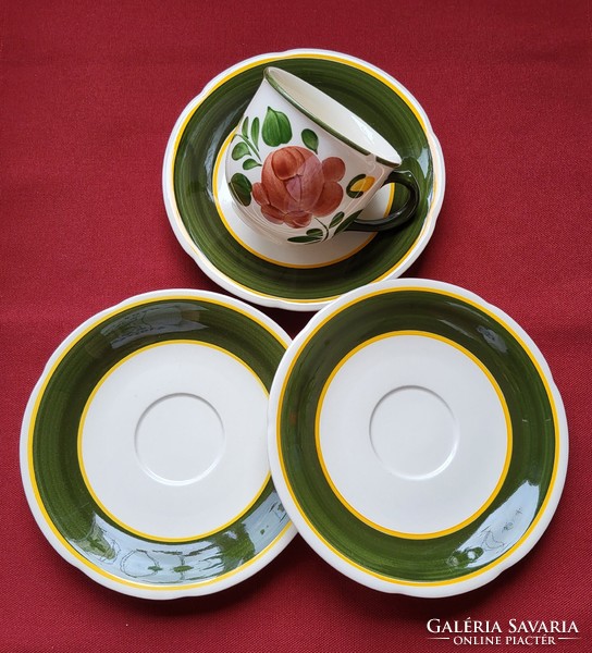 Villeroy & boch mettlach bauernblume German porcelain coffee tea cup saucer small plate plate