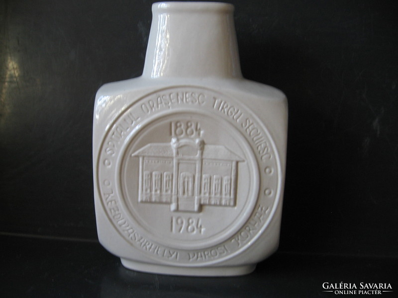 1884-1984 Memorial vase of Kézdivásárnhely city hospital Sándor zölés h