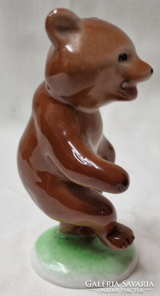 Kőbánya drasche porcelain dancing teddy bear, bear in perfect condition