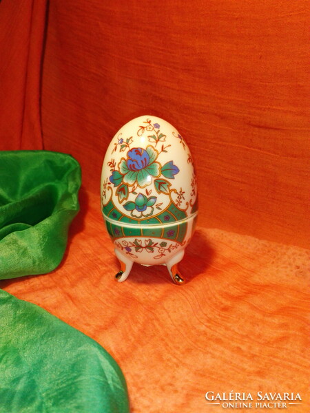 Porcelain painted egg.