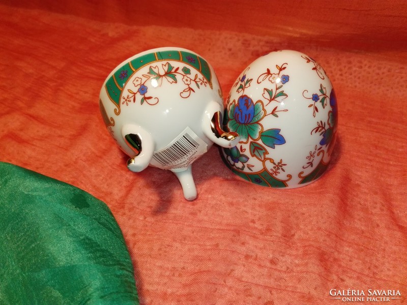 Porcelain painted egg.