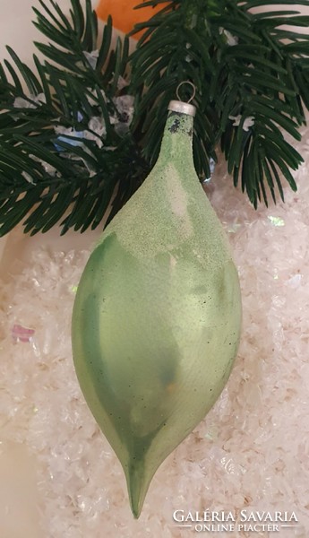 Glass Christmas tree decoration onion