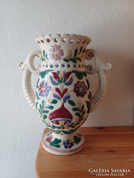 Szép nagy Kunszentmártoni  Bozsik Kálmán váza