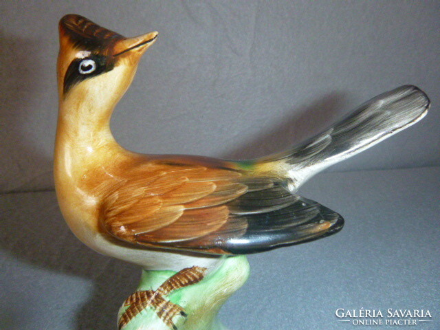 Ceramic bird.