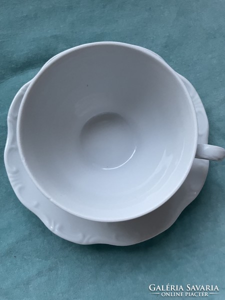 Zsolnay barackvirág mintás teás csésze szett