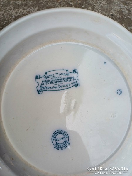 Antique hüttl tivadar plate 24cm.