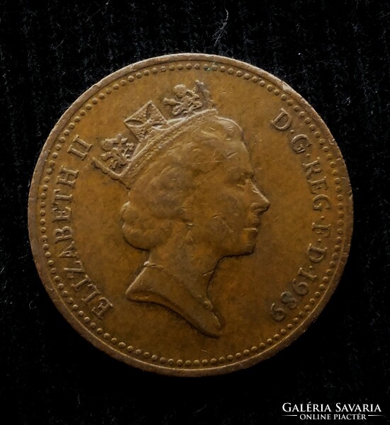 Anglia 1 penny 1989 - 0104