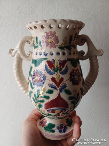 Szép nagy Kunszentmártoni  Bozsik Kálmán váza