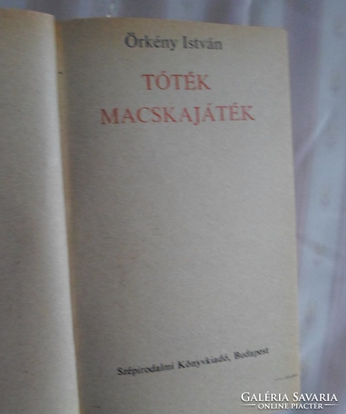Örkény István: Tóték; Macskajáték (Olcsó könyvtár, 1986)