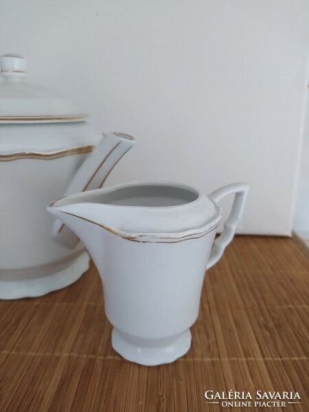 Zsolnay tea/coffee jug and cream jug in one