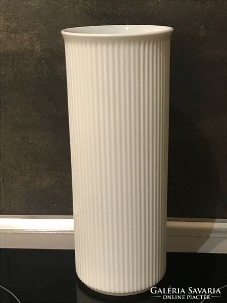 Arzberg white porcelain vase from the 1980s