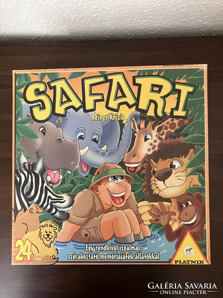 Safari társasjáték memóriajáték állatokkal Piatnik (Reiner Knizia)