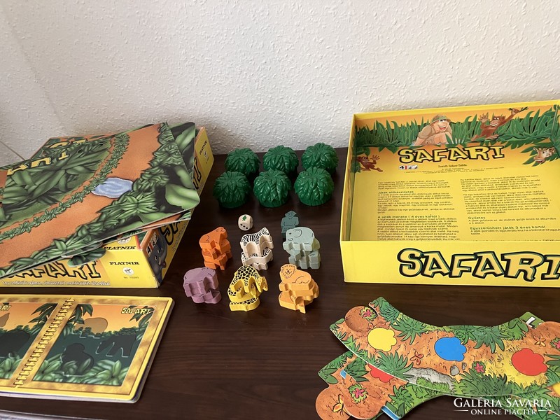Safari board game memory game with animals piatnik (reiner knizia)