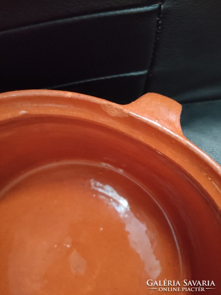 Brown glazed ceramic baking dish or who wants it for what :)